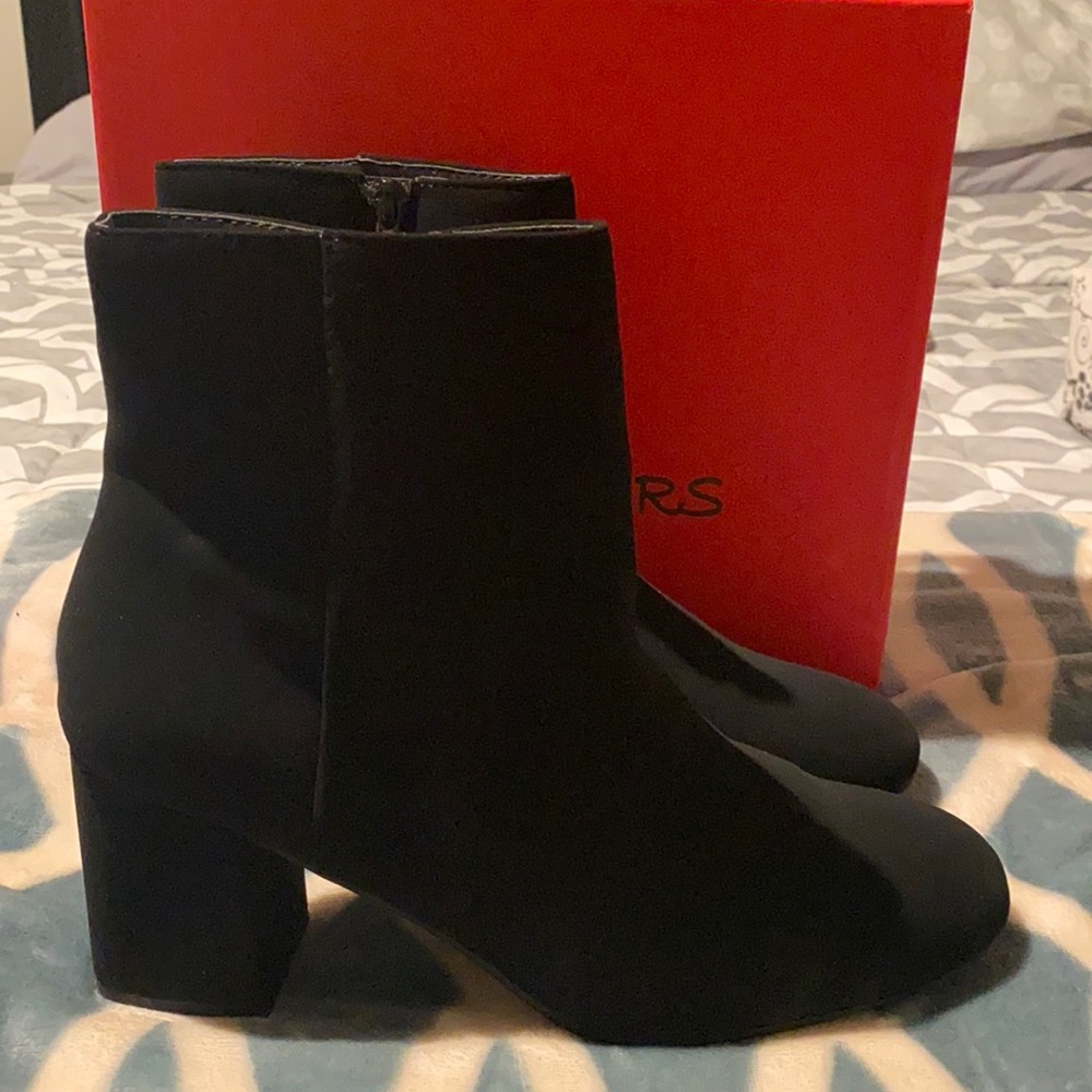 Suede Booties